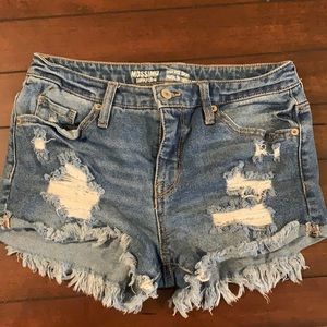 Mossimo Denim High Rise Shorts